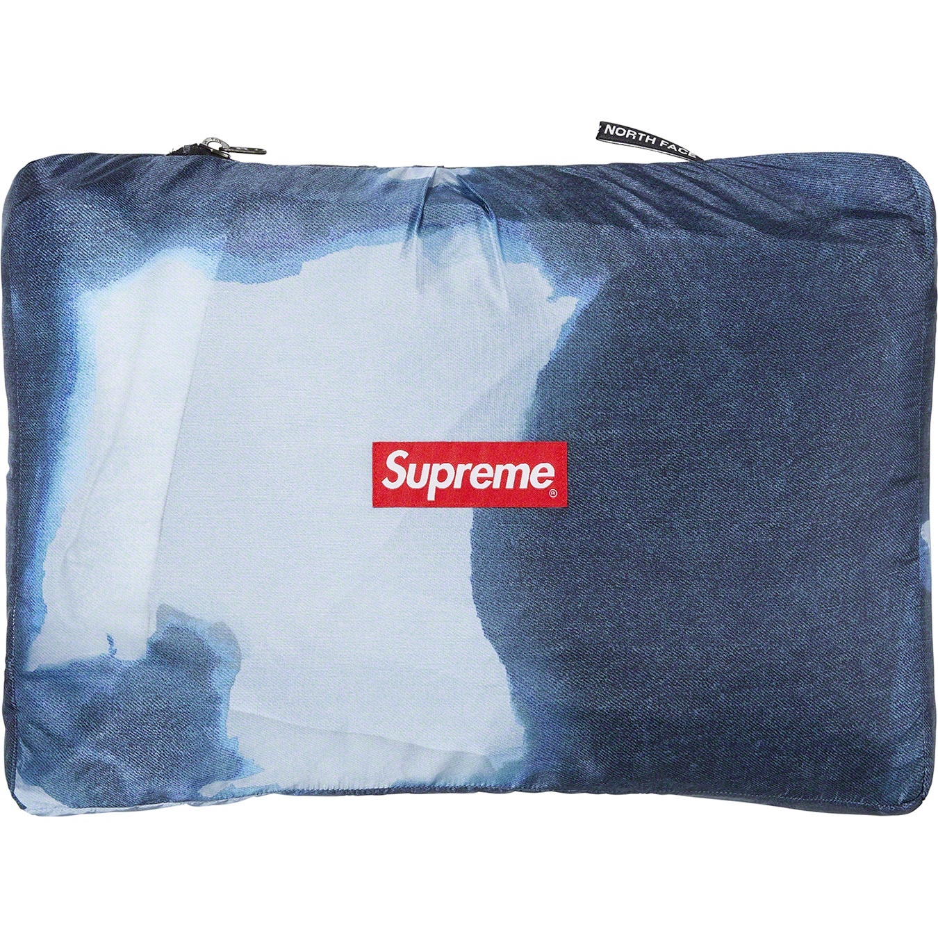 Supreme®/The North Face® Bleached Denim Print Nuptse Jacket view 4